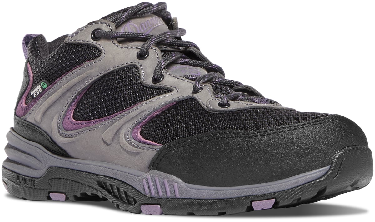 Women's Springfield Low 3" Gray/Purple ESD Composite Toe (NMT) Women