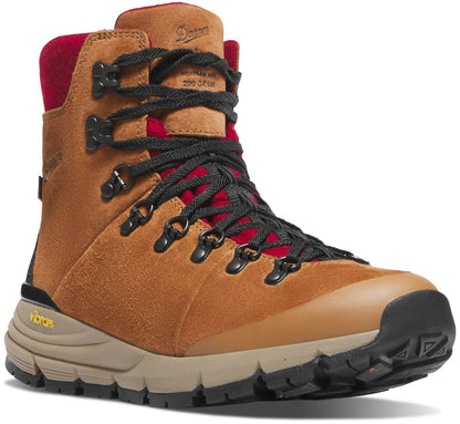 Arctic 600 Side-Zip Brown/Red Felt 200G Women