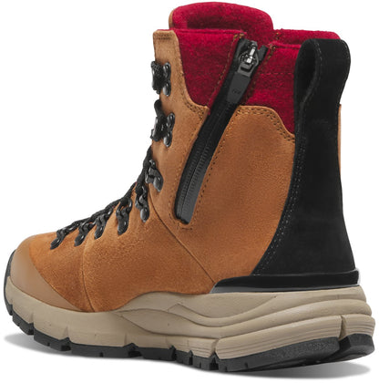 Arctic 600 Side-Zip Brown/Red Felt 200G Women