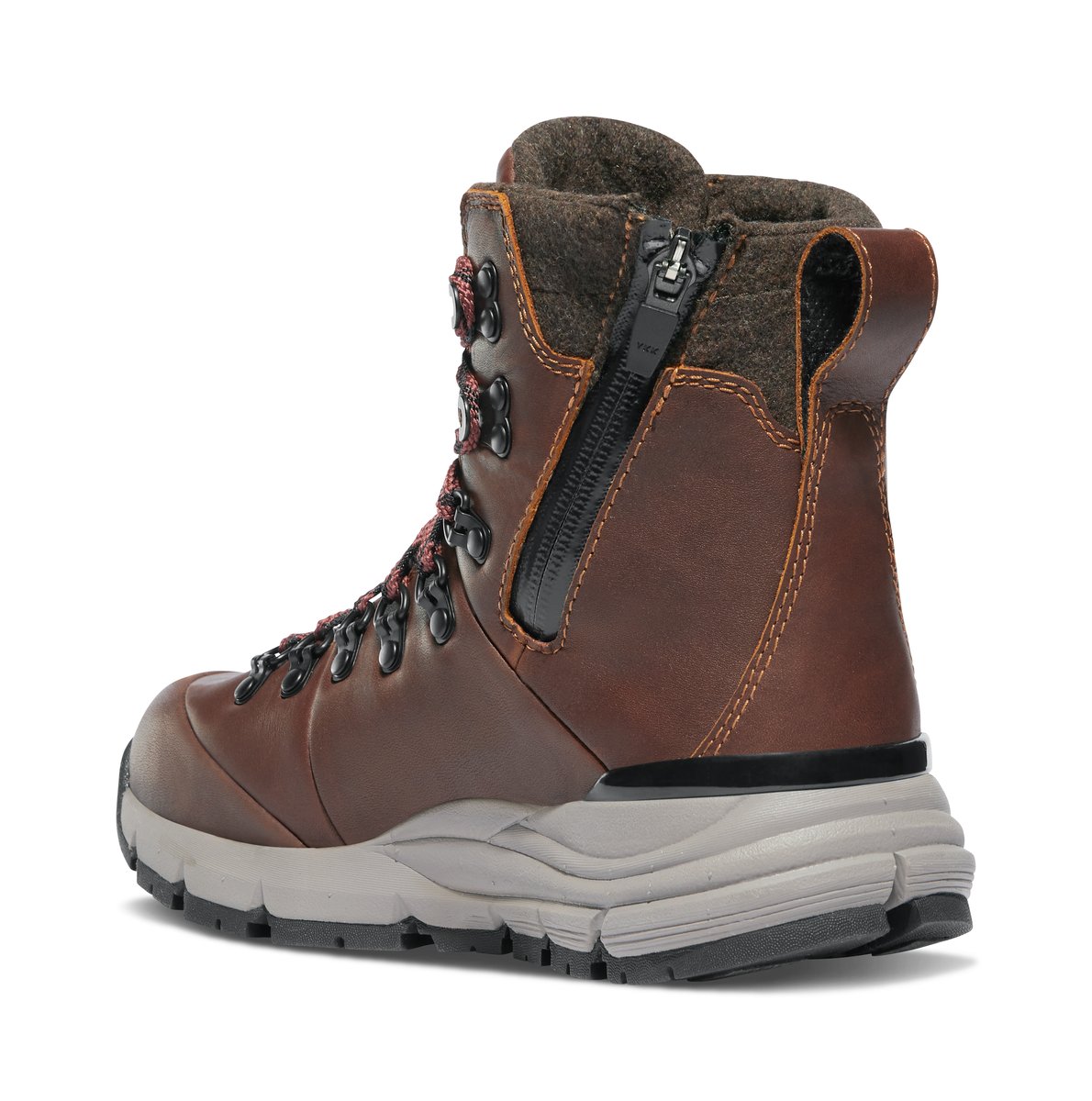 Arctic 600 Side-Zip Roasted Pecan/Fired Brick Insulated 200G Women