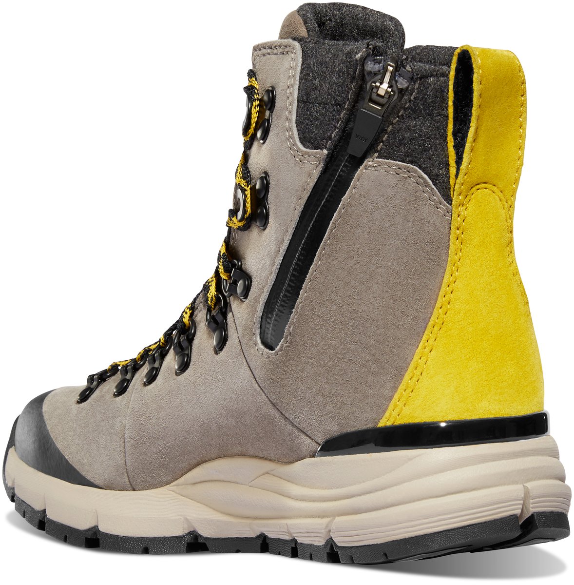 Arctic 600 Side-Zip Driftwood/Yellow Insulated 200G Women
