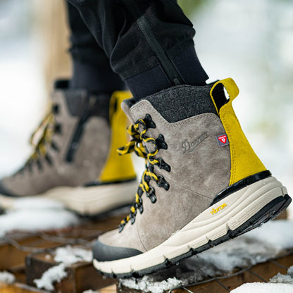 Arctic 600 Side-Zip Driftwood/Yellow Insulated 200G Women