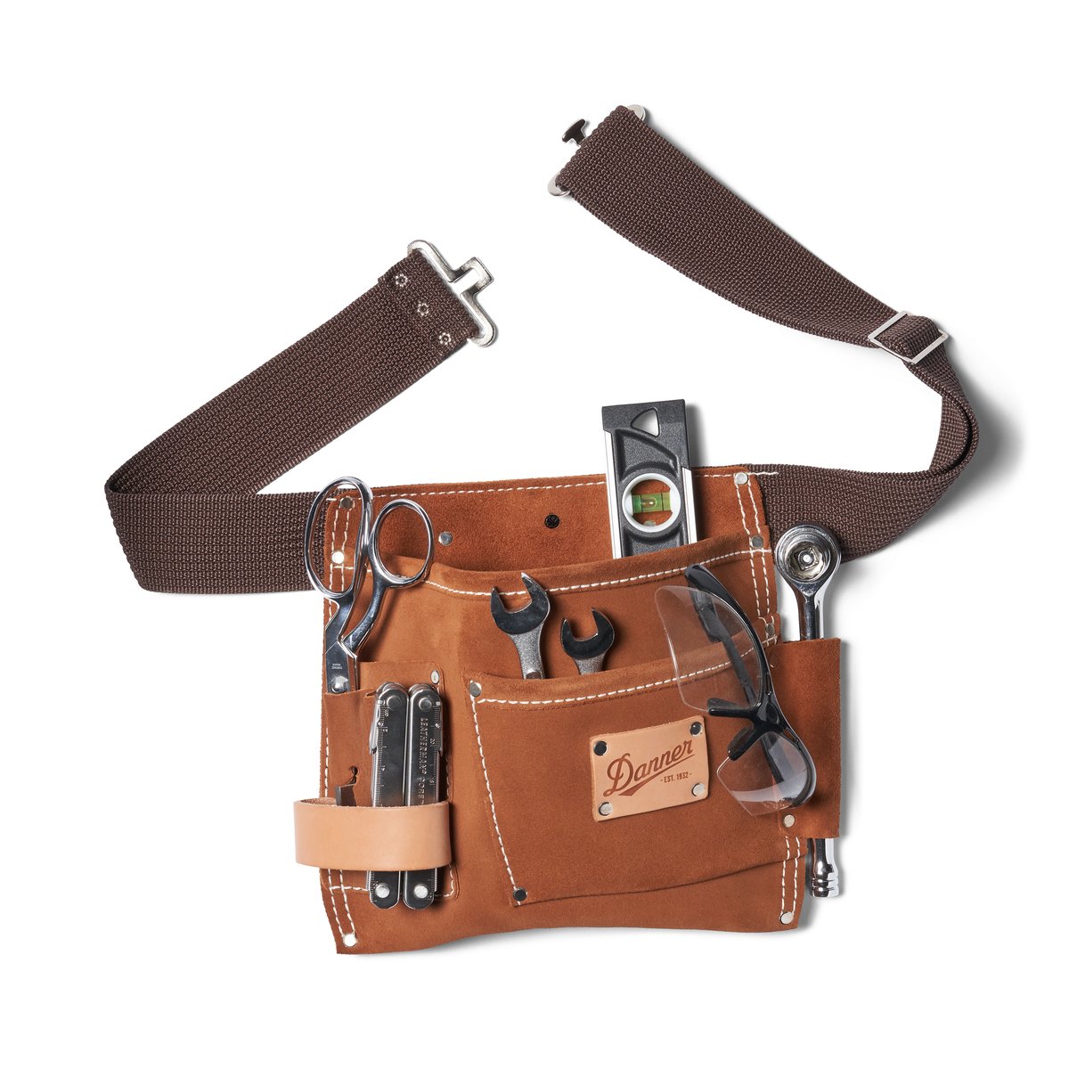 Tool Belt Brown Suede Accessories