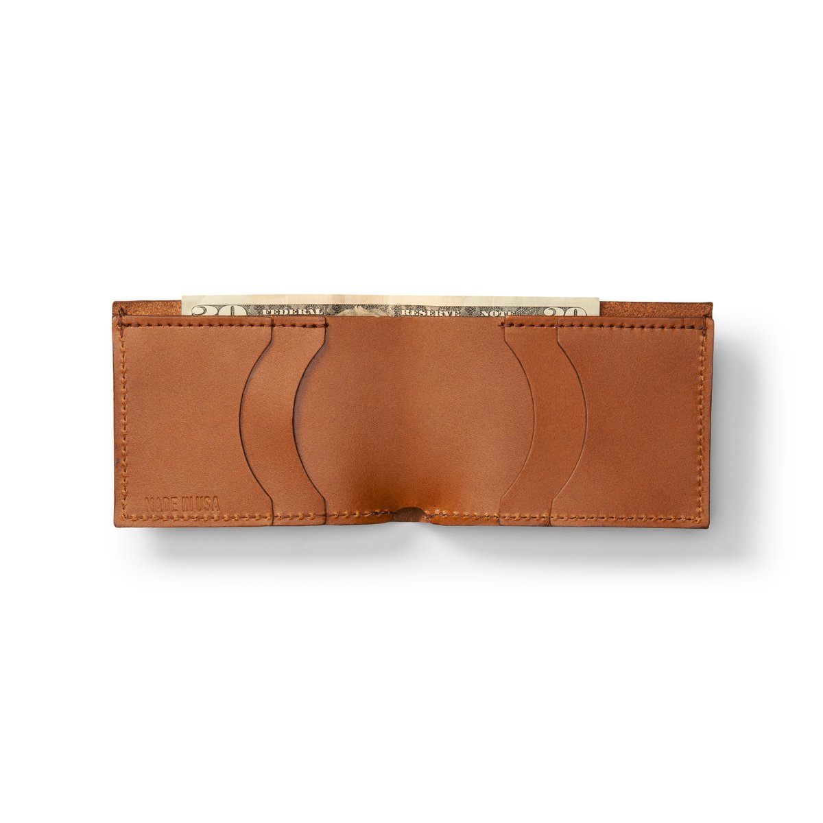 Bi-Fold Wallet 4.5" x 3.5" - Leather Latigo Accessories