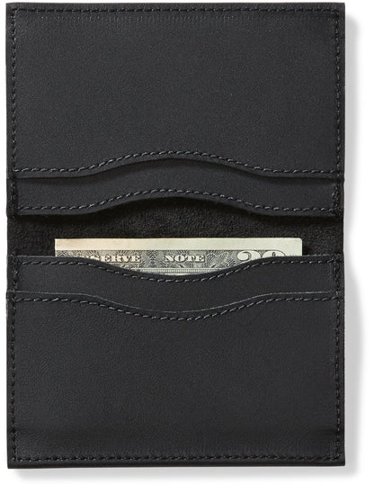 Leather Wallet 4.5" x 3.5" Black Accessories