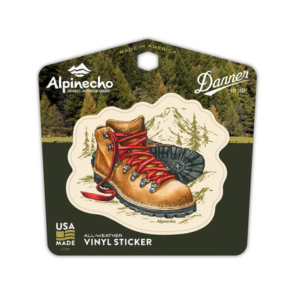 Alpinecho x Danner Sticker 2.7" x 3" Mountain Light Accessories