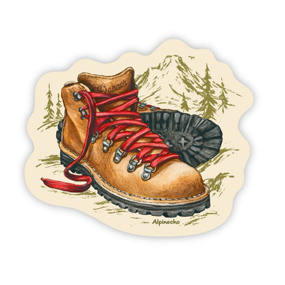 Alpinecho x Danner Sticker 2.7" x 3" Mountain Light Accessories